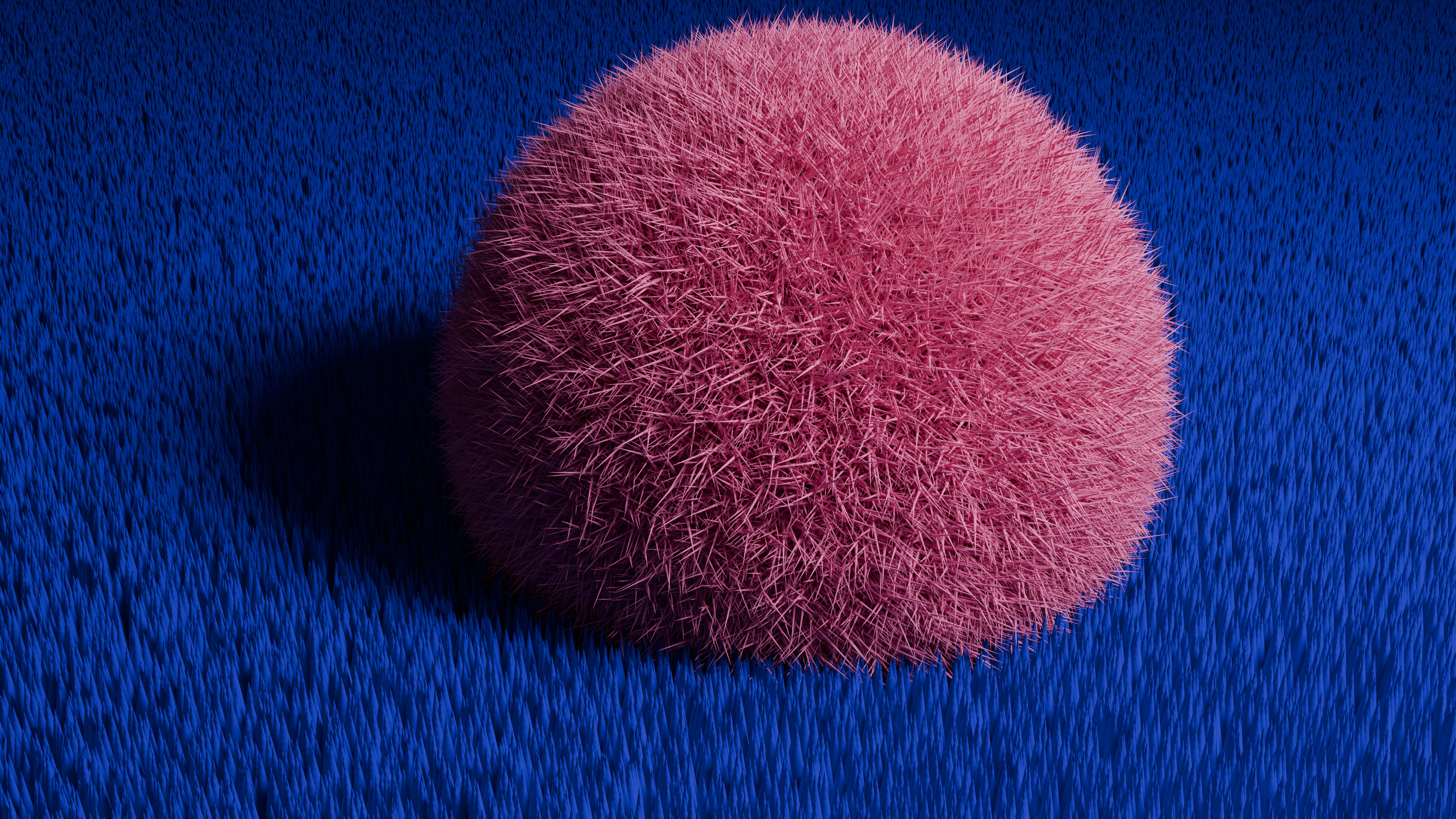 Fuzz Ball Blender Render
