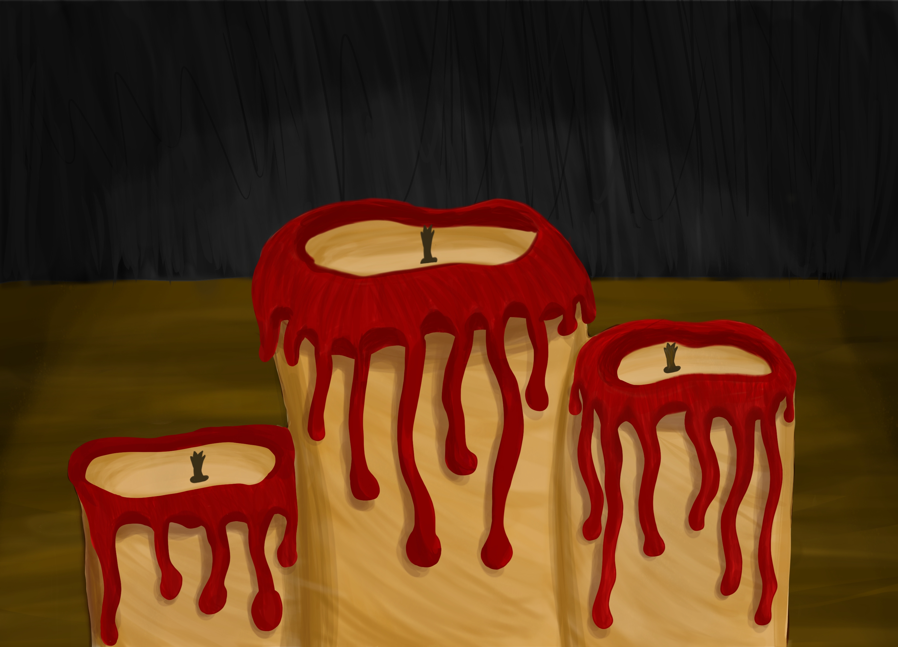 Wax Will Drip As Blood